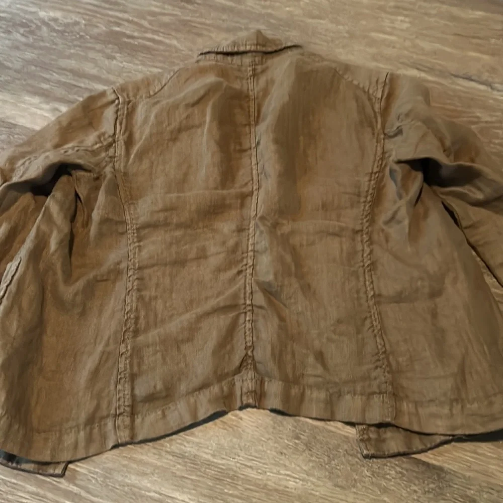 🧥J. Crew brown light jacket or blouse